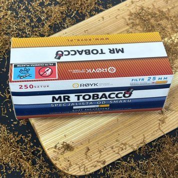 MR. Tobacco 250 шт: сигаретні гільзи з фільтром 25 мм MR-250 фото
