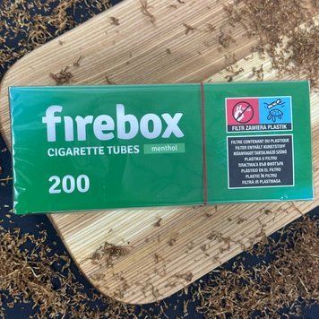 Firebox Ментол 200 шт: сигаретні гільзи з аромафільтром FM-200 фото