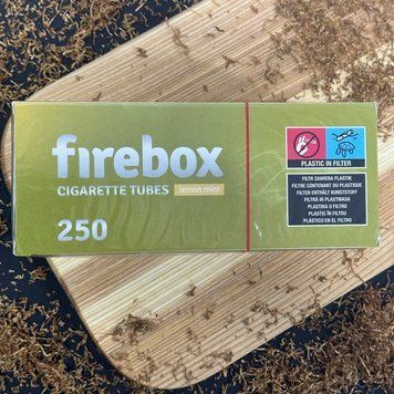 Firebox Лимон з м'ятою 250 шт: сигаретні гільзи з аромафільтром FL-250 фото